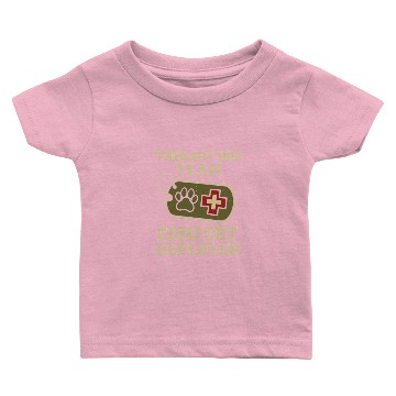 Discover Therapy Dog Emotional Support Handler Service Baby T-shirts