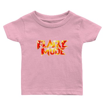 Discover FlareMode – Bold Fiery Typography Design Baby T-shirts