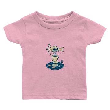 Discover Surreal Fish Dreamscape Baby T-shirts