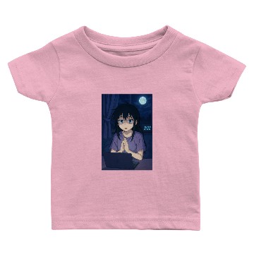 Discover Night Owl Anime Character Sleeper Baby T-shirts