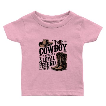 Discover Cowboy Loyal Friend Quote Design Baby T-shirts