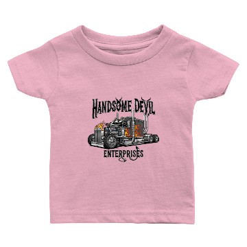 Discover Hansom Devil Diesel Truck Design Baby T-shirts