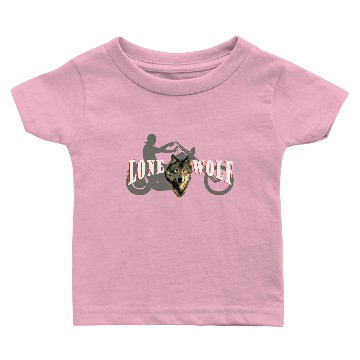 Discover Lone Wolf Baby T-shirts for Dark Colors