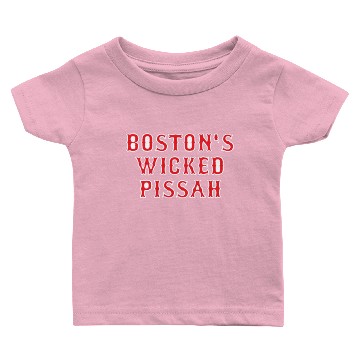 Discover Boston's Wicked Pissah Baby T-shirts
