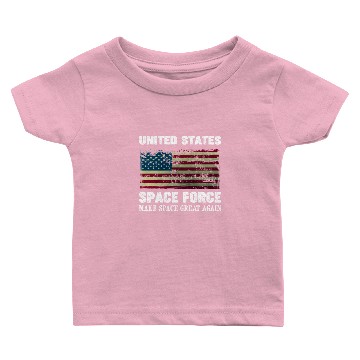 Discover Space Force Baby T-shirts USA Armed Forces Distressed