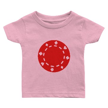 Discover Poker chips Baby T-shirts