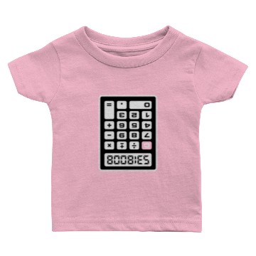 Discover Boobies calculator Baby T-shirts