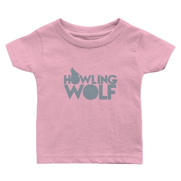 Discover HOWLING WOLF wolves howling at the moon silver Baby T-shirts