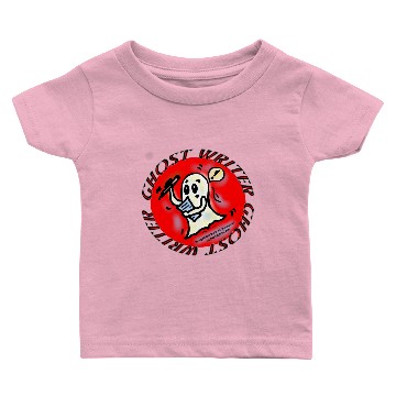 Discover Ghost Writer with Red Background , By FabSpark Baby T-shirts