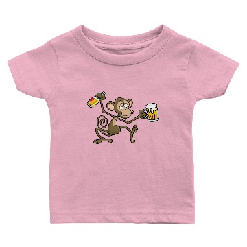 Discover Drunk Monkey Baby T-shirts