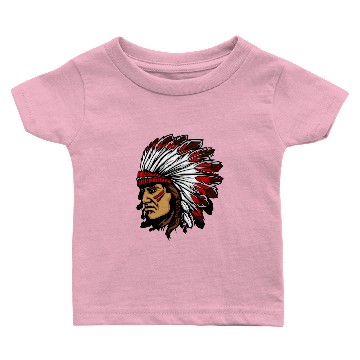 Discover American Indian Warrior Baby T-shirts