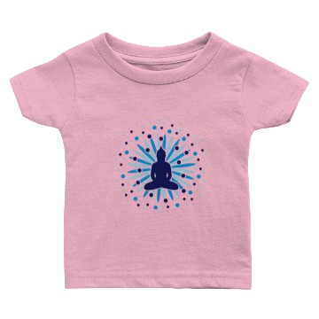 Discover A Buddha mandala blossom Baby T-shirts