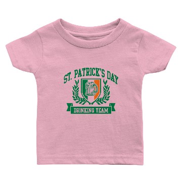 Discover st. patrick's day drinking team Baby T-shirts