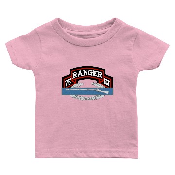 Discover 75th Ranger CIB Baby T-shirts
