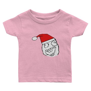 Discover Xmas Derp: Classic Ragecomic Meme Baby T-shirts