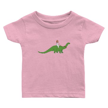 Discover Jesus on a Brontosaurus Baby T-shirts