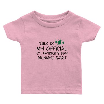 Discover Official St. Patrick's Day Drinking Baby T-shirts