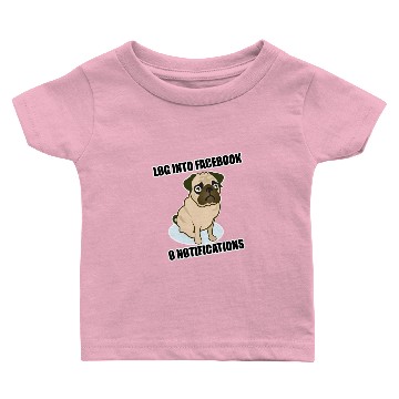 Discover Facebook Pug Baby T-shirts