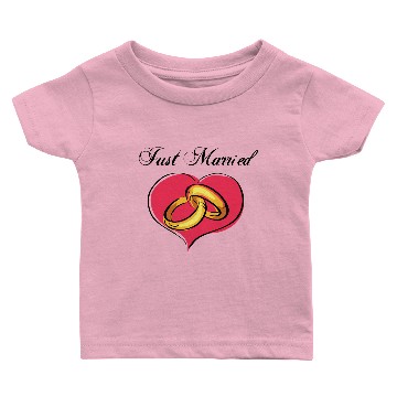 Discover Just Married Baby T-shirts