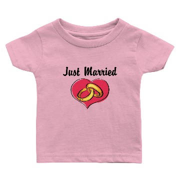 Discover Just Married Baby T-shirts