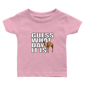 Discover Hump Day Camel Guess What Day It Is Baby T-shirts
