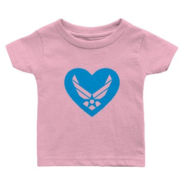 Discover Air Force Heart Baby T-shirts