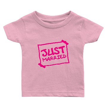 Discover Just Married Notice Baby T-shirts