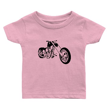 Discover Chopper - generic home build hardtail chop Baby T-shirts