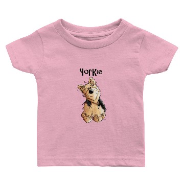 Discover Sweet Yorkshire Terrier - Dog - Dogs Baby T-shirts