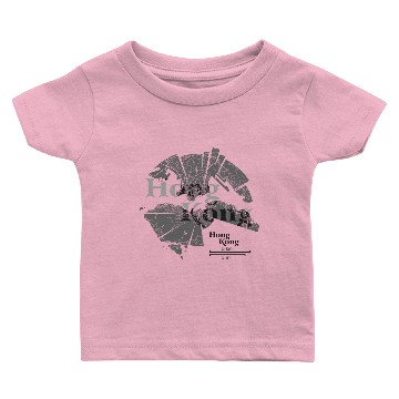 Discover Hong Kong Map Baby T-shirts