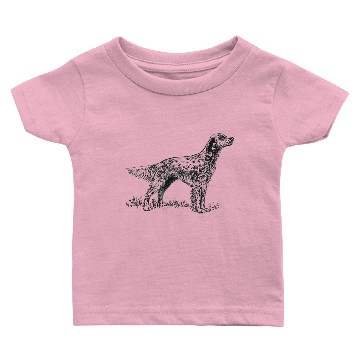 Discover English Setter Dog 2 Baby T-shirts