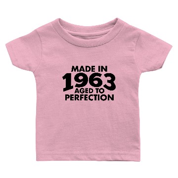 Discover Made in 1963 Teesome Baby T-shirts
