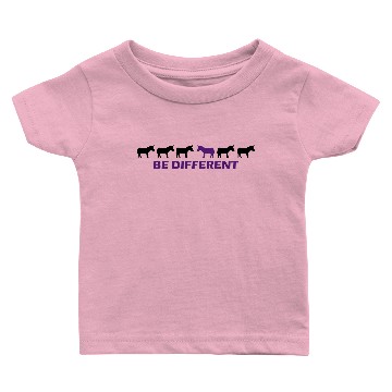 Discover be different donkey Baby T-shirts