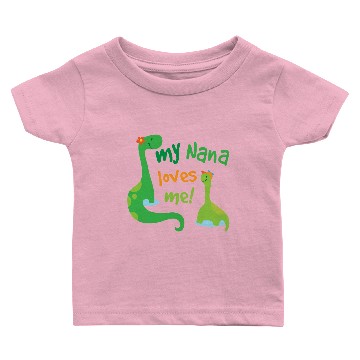 Discover My Nana Loves Me Baby T-shirts