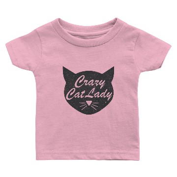 Discover Crazy Cat Lady Baby T-shirts