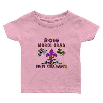 Discover 2016 Mardi Gras 2016 New Orleans Baby T-shirts