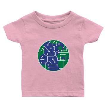 Discover earth technology networked data information electr Baby T-shirts