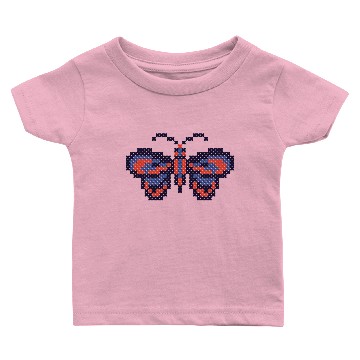 Discover CROSS-STITCH butterfly Baby T-shirts
