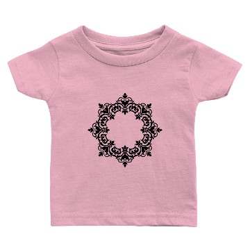 Discover Damask Frame 13 Baby T-shirts
