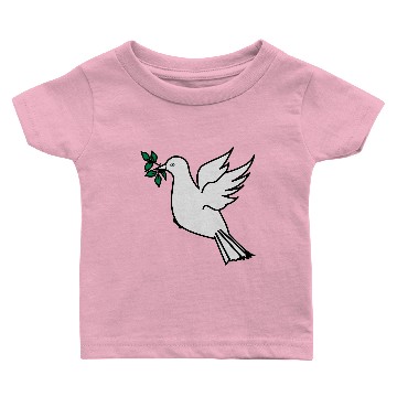 Discover Dove and olive branch 3 Baby T-shirts