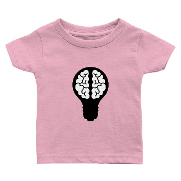 Discover Brain Light Bulb Baby T-shirts