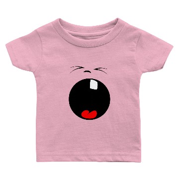Discover Yawning Smiley Face Baby T-shirts