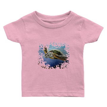 Discover Sea turtle painting d Baby T-shirts