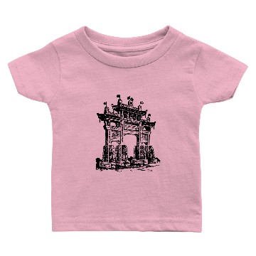 Discover Chinatown Gate Baby T-shirts
