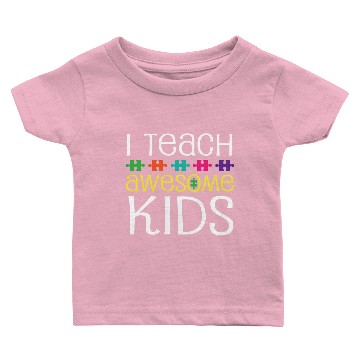 Discover Autism Teacher Awareness Support Baby T-shirts