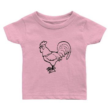 Discover Rooster farm sunglasses Baby T-shirts