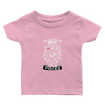Discover I AM A PISCES Baby T-shirts