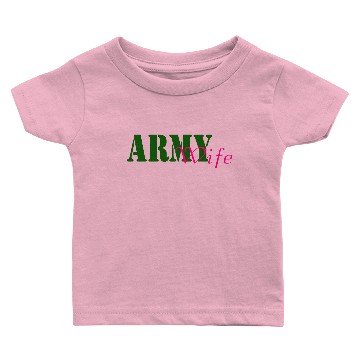 Discover Army Wife Baby T-shirts