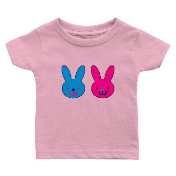 Discover ❤ټSuper Cute Bunny Couple-Easter Breakټ❤ Baby T-shirts