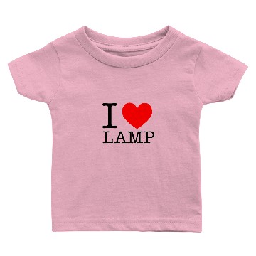 Discover I love lamp Baby T-shirts